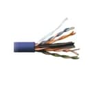 Кабель UUTP4 cat6 NETKO 4 пары 23 AWG BC 305м с крестовиной нгАHF LSZH малодымный не содержащий галогенов фиолетовый одножильный NETKO UTP5531060B