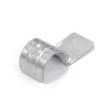 Скоба металлическая однолапковая СМО d16-17 мм для монтажного пистолета (без отверстий) (100шт/1600шт уп/кор) Промрукав