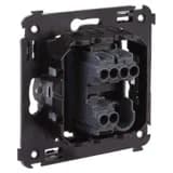 Переключатель 1-кл. СП Avanti «Черный матовый» DKC 4412113