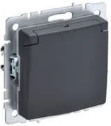 BRITE Роз. с з/к/ш с кр. 16А IP44 РСбш10-3-44-БрГ граф. IEK (BR-R16-16-44-K53)