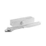 Дверной доводчик (вес двери от 40 до 120 кг) с рычажной тягой, морозостойкий, белый 820 НОРА-М