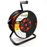 Удлинитель на катушке Stekker STD034430 Standart 4местный сз ПВС 315 оранжевый 16А IP44 30м 29407 50172