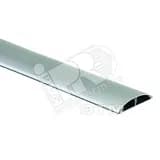 Connect Кабель-канал напольный (основа с крышкой 2 секции) 85x18мм алюминий