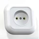 Розетка 1-м СП Валентина РС10-153 10А IP20 бел. Кунцево 7651