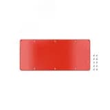 Фланец сплошной для корпусов ST, тип 3, 343x153 мм, красный RAL3020