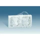 Рамка на 3 поста горизонтальная 75х217 мм, S73L, алюминий