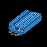 Клемма TC 1-2 пружинная, сечение 2,5 мм. кв., синяя