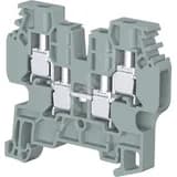 Клемма C4/6.4A винтовая одна цепь 4 зажима 4мм.кв.