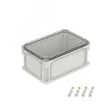 Корпус IP66/IP67, 300х200х146 мм, без МП, с фланцами, прозрачная крышка H= 21 мм