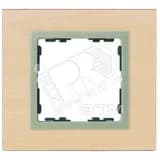 Рамка на 4 поста, S82N, клен - шампань (дерево) Simon