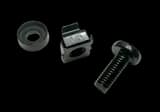 Набор винт + шайба + гайка М6, черный (100 шт/упак) X-line