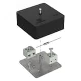 Коробка огнестойкая для о/п 40-0340-FR1.5-4 Е15-Е120 RAL9005 120х80х50 (20 шт/кор)