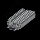 Клемма TC 1-2 пружинная, сечение 2,5 мм. кв., серая