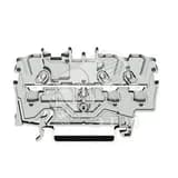 Клемма трехпроводная проходная 0.25-2.5(4)мм.кв. на DIN рейку 2002-1301 WAGO