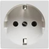 Розетка электрическая 2К+З (белый) SPL 200001