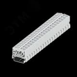 Клемма TB 2-2 на DIN-35, фронт.подключение, сечение 2,5 мм. кв., светло-серый.