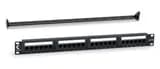 Патч-панель 19", 1U, 24xRJ45 Cabeus PL-24-Cat.5e-Dual IDC