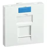 Вставка 45х45мм для 1 модуля Keystone Jack с маркером ITK