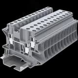 Клемма TU 1-2 винтовая, сечение 4 мм. кв., серая