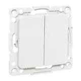 Стокгольм Механизм Выключателя 2-кл. 10А винтовые клеммы белый EKF PROxima