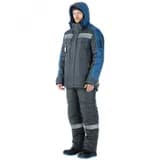 Костюм мужской утепл. Линкор (сер.-мор.волна) с пк р.112-116/170-176