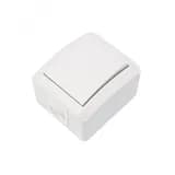 Выключатель одноклавишный INDUSTRIAL IP54, о/у, белый