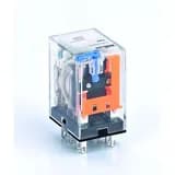 Промежуточное реле 2 контакта с LED индикацией и TEST функцией 5А 127В DC ПР-102 23847DEK Dekraft