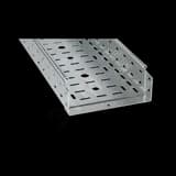 Лоток перфорированный 80х80х4000, 2,0 мм, цинк-ламельный