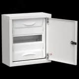 TITAN 5 Корпус металлический ЩРн-12 (1х12) 335х310х140мм IP31 белый (одна дверь) IEK IEK