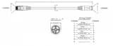 Патч-корд F/UTP Hyperline PC-LPM-STP-RJ45-RJ45-C5e-3M-LSZH-GN