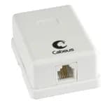 Разъем телефонный RJ11 (6P4C) Cabeus