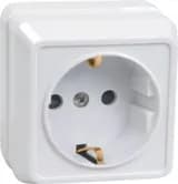 Розетка электрическая ОКТАВА РС20-3-ОБ c з/к откр.уст. IEK ERO11-K01-16-DC (30 шт/уп)