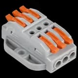 Строительно-монтажная клемма СМК 222-4133P проходная с площадкой (50шт/упак) IEK