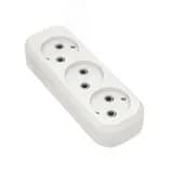 Колодка 3 гнезда без заземления 10А Эксперт