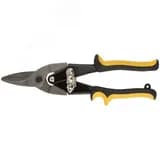 Ножницы по металлу "Оптима", усиленные, прорезиненные ручки, прямые 250 мм