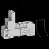 Розетка трёхъярусная ORS-M для реле ORM 4C