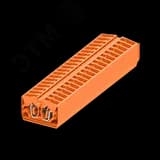 Клемма TB 1-1 промежут. фронт. подключение, сечение 2,5 мм. кв., оранжевая 254322 SUPU