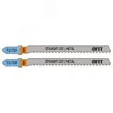 Полотна по металлу, полимерным и эпоксидным материалам, HSS, фрезеров. зубья, 100/74/3 мм (T127DF), 2 шт.