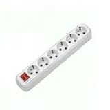 Колодка удлинителя 6 гнезд с выключателем