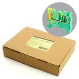 Зажим пружинный 2проводной проходной ЗНИ 25 JXB PT 25 желтый зеленый LD572125 49257