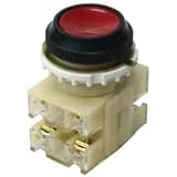 Кнопка КЕ-012/3 красный, 2з+2р, цилиндр, IP40, 660В, выключатель кнопочный