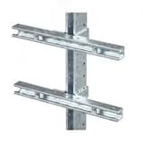 Комплект монтажных профилей на стойку для крепления 1 оболочки(ек) с видом защиты Ex e горячеоцинкованный, длина 400 мм