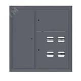 Щит этажный 4 кв. слаботочка слева RAL7024 (1000х950х150) EKF PROxima