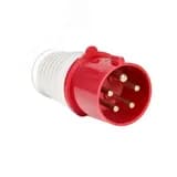 Вилка кабельная 16А 3Р+N+Е IP44 переносная 380В