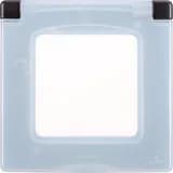 Рамка с защитной крышкой IP 44 INSPIRIA антрацит LEGRAND