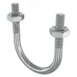 Скоба монтажная U-образная с резьбой М6 с гайками для труб d 1/2" DKC