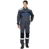 Костюм муж. Барит (сер.-син.-вас.) брюки р.120-124/170-176