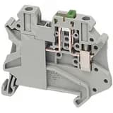 Клеммник винтовой 4мм.кв с разъединителем 2 точки подключения