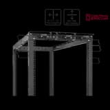 Открытая серверная стойка 42U, 19" / 21"/ 23" глубиной 800мм и 1000мм SYSMATRIX DR 0042.900 PROF