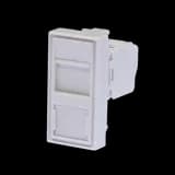 Модуль розетки Suprlan 45х22,5 8P8C (RJ-45) cat.5e (DIY)